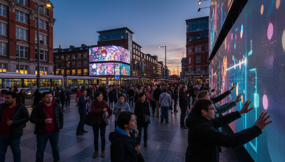 Engaging Consumers with Interactive Digital Billboards