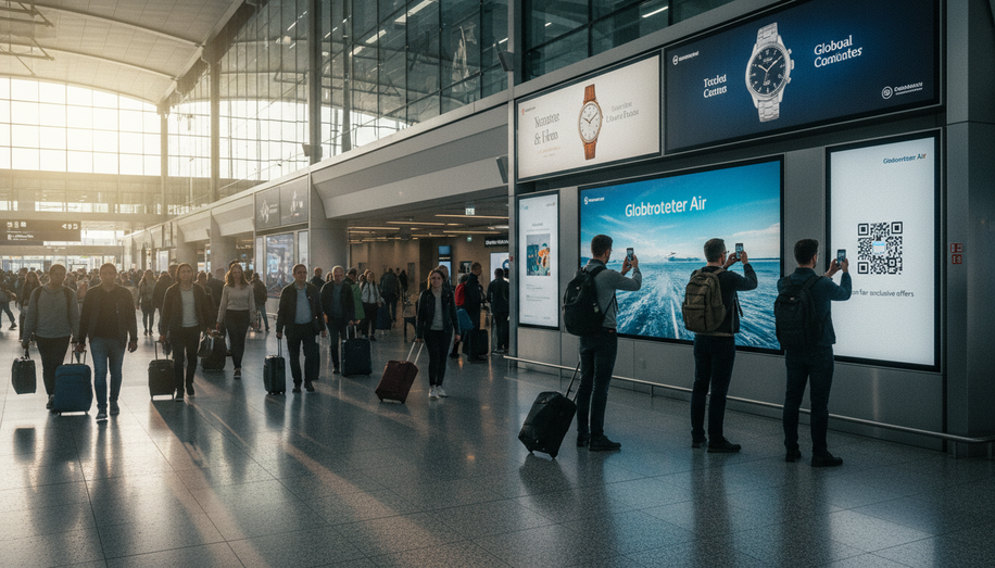 Bridging the Digital and Physical: The Role of QR Codes in Airport Advertising