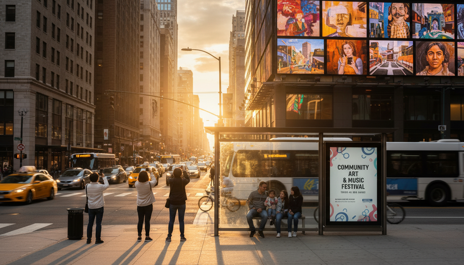 The Role of Community Engagement in OOH Advertising Success