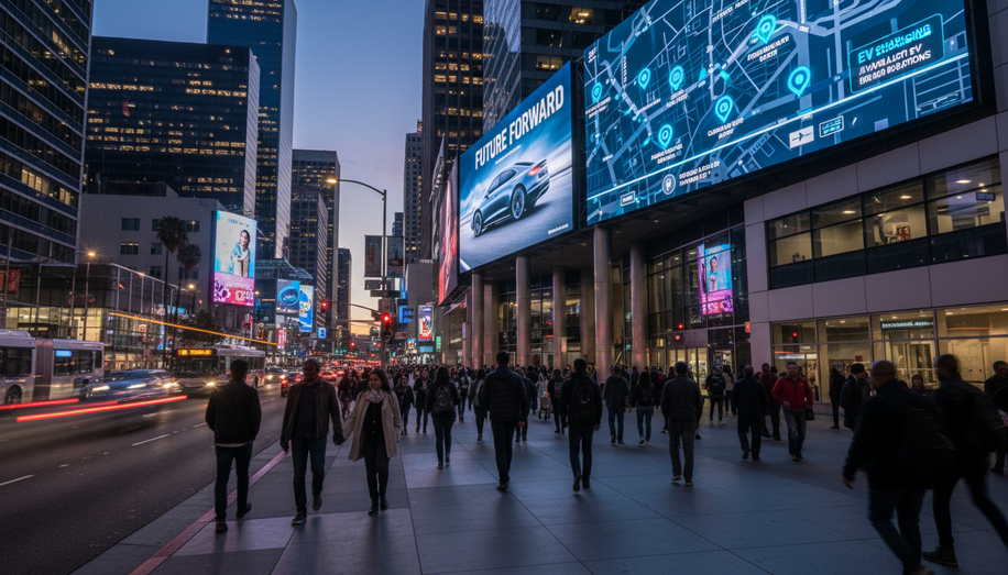 How OOH Advertising is Adapting to the Electric Vehicle Movement