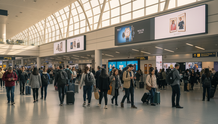 The Evolution of Airport Advertising: Capturing the Attention of Travelers