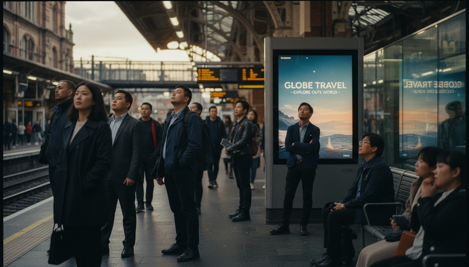 OOH Advertising in Transit Hubs: Maximizing Impact Through Dwell Time & Diverse Audiences