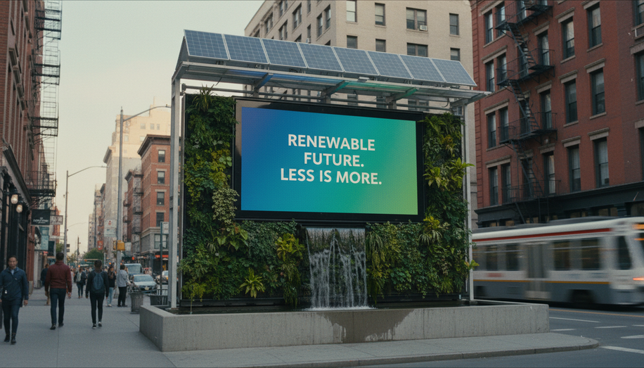 OOH Advertising's Green Transformation: Sustainable Practices, Energy Efficiency, and Measurable Impact