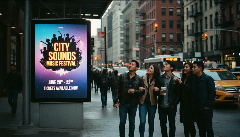 OOH for Event Marketing: Amplifying Festivals, Concerts, and Conferences