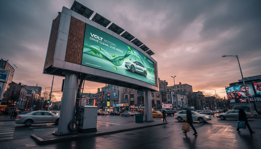 Outdoor Advertising's Sustainable Transformation: Eco-Friendly Materials, Energy, and Digital Shifts