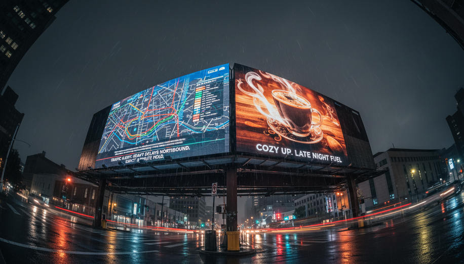 Adaptive Digital Billboards: Real-time Optimization in OOH Advertising